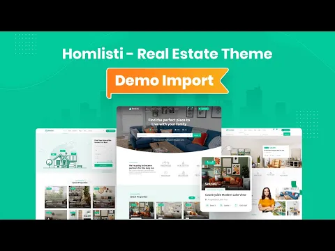 Homlisti – Real Estate WordPress Theme [Demo Import]