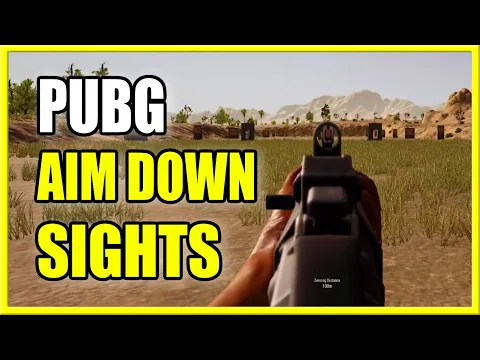 How to AIM DOWN SIGHTS on PUBG PS4 & XBOX ONE (Easy Method!)
