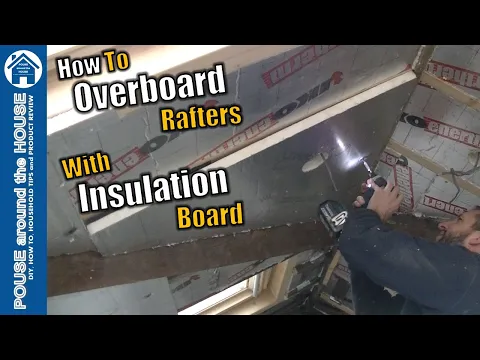 How to insulate over rafters. Over boarding insulation. Cut and fit PIR board DIY beginners guide!!