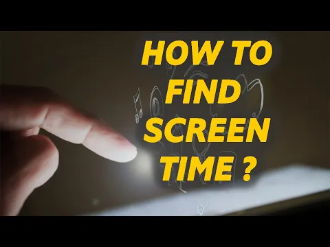 How To Check Screen Time On Android Mobile