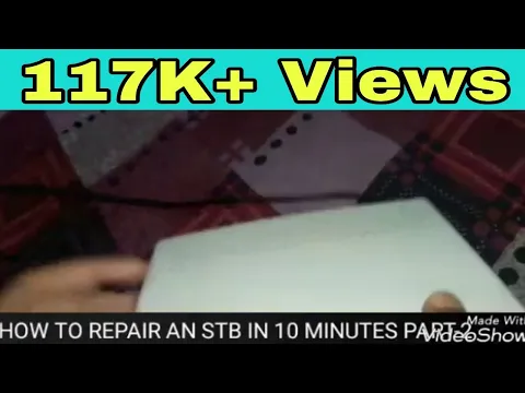 HOW TO REPAIR LIGHT BLINKING PROBLEM OF AN STB IN 5 MINUTES