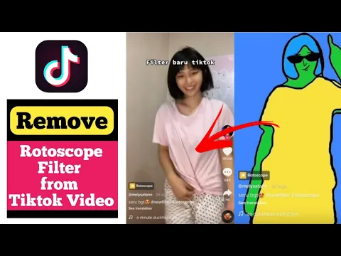 How To Remove Rotoscope Filter in Tiktok?  Rotoscope Tiktok | Menghilangkan fitur rotoscope tiktok?