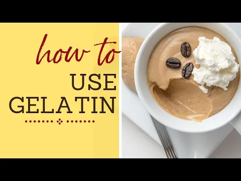 How and why to successfully soak (bloom) gelatin! #CookingTipsAndTricks