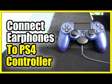 How to USE ANY Headphones or Earbuds on PS4 as a MIC with Controller (Best Headset Settings!)