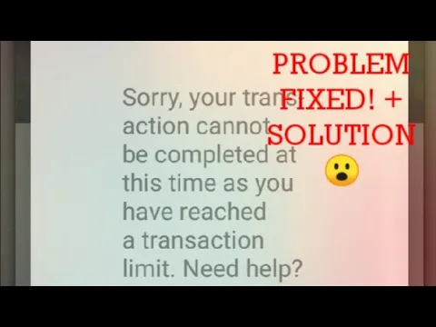 TRANSACTION FAILED LIMIT?!  ROBLOX FIXED! + SOLUTION!😮