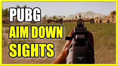 How to Aim down Sights in PUBG Xbox?