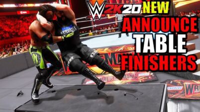 How to Put Opponents on the Announce Table WWE 2k20?